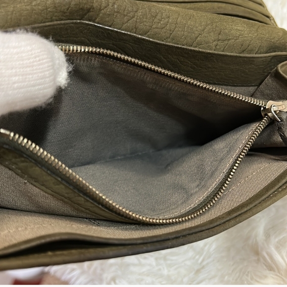 Vintage Fendi Wallet Long Khaki Leather Please See Photos - Picture 3 of 9